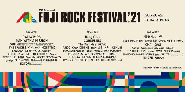『FUJI ROCK FESTIVAL'21』