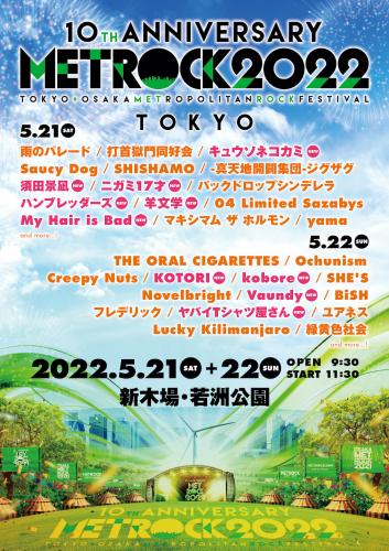 TOKYO METROPOLITAN ROCK FESTIVAL 2022