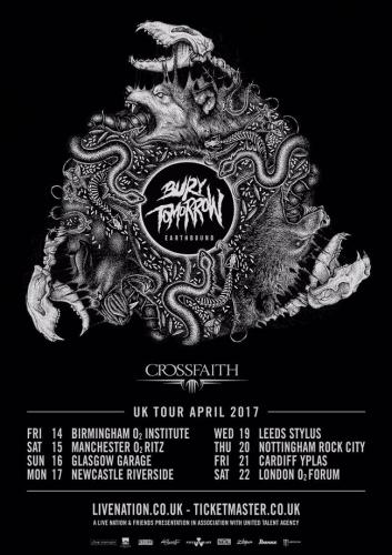 『Crossfaith UK TOUR 2017』ポスター (okmusic UP's)